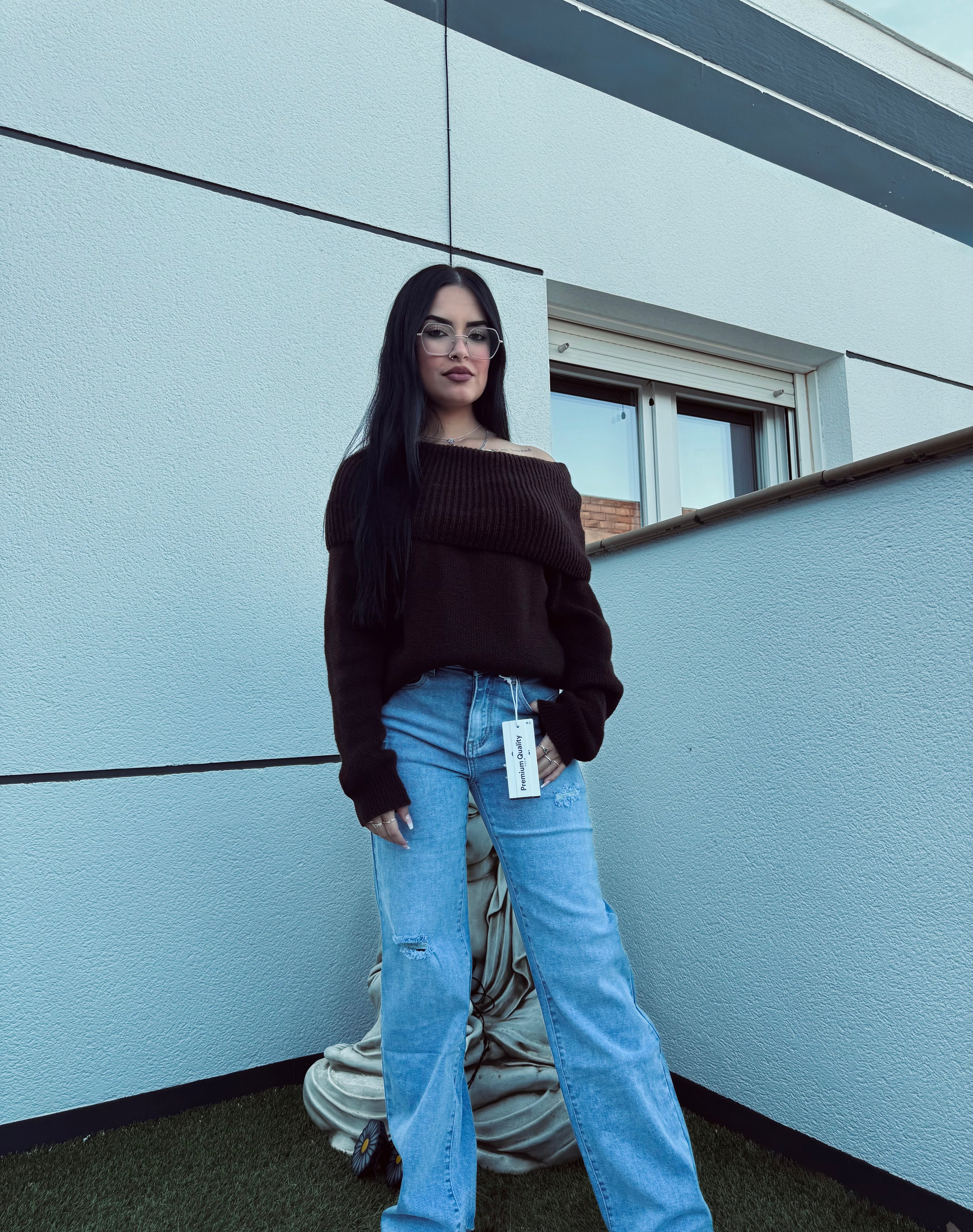 JERSEY CON ESCOTE BARDOT