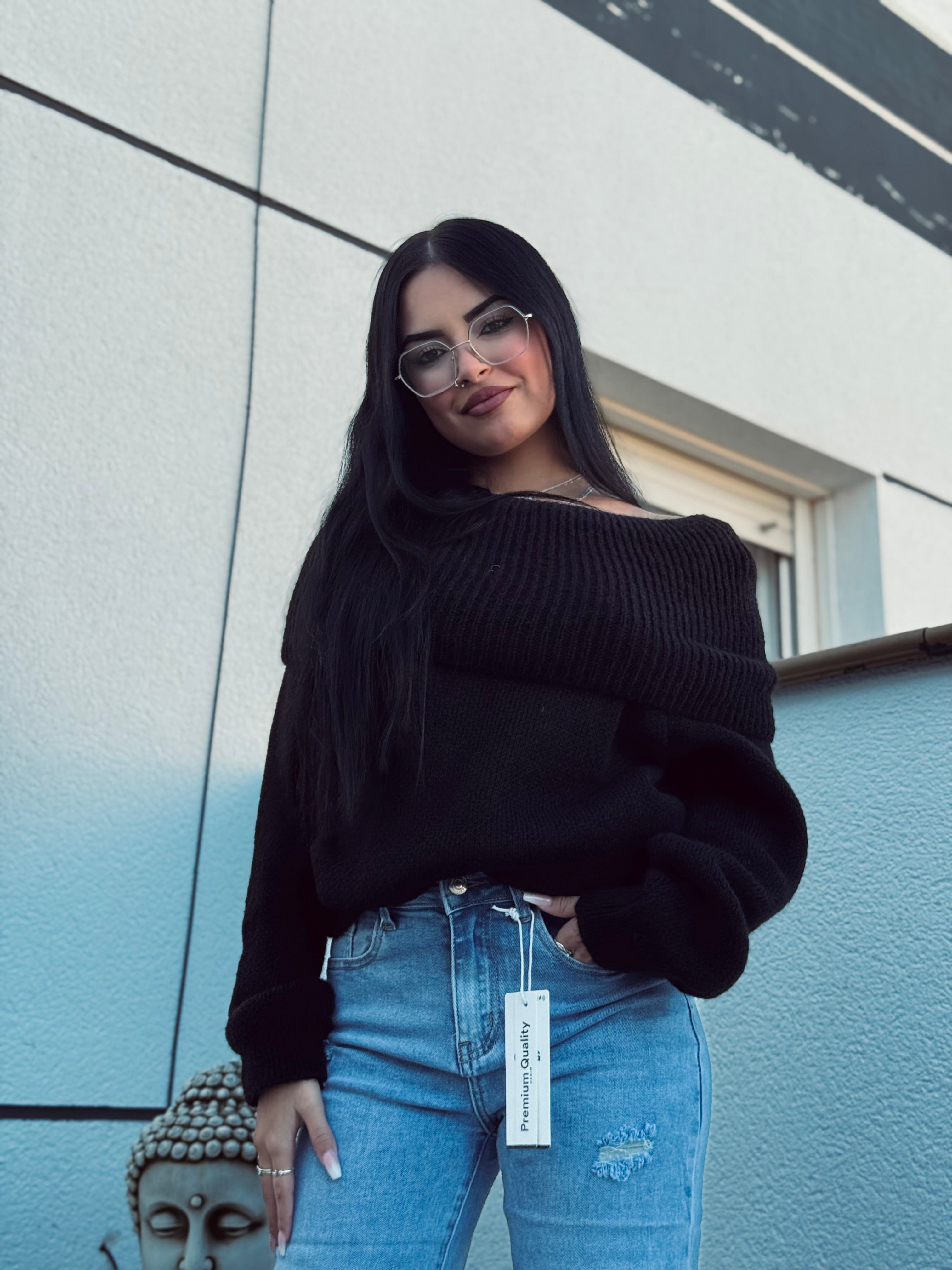 JERSEY CON ESCOTE BARDOT